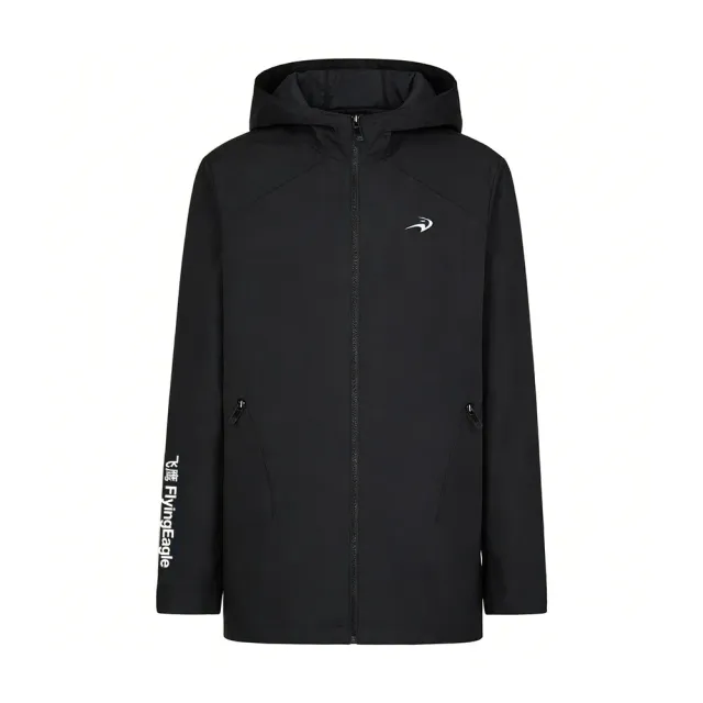 Flying Eagle Icon Windbreaker vindjakke sort