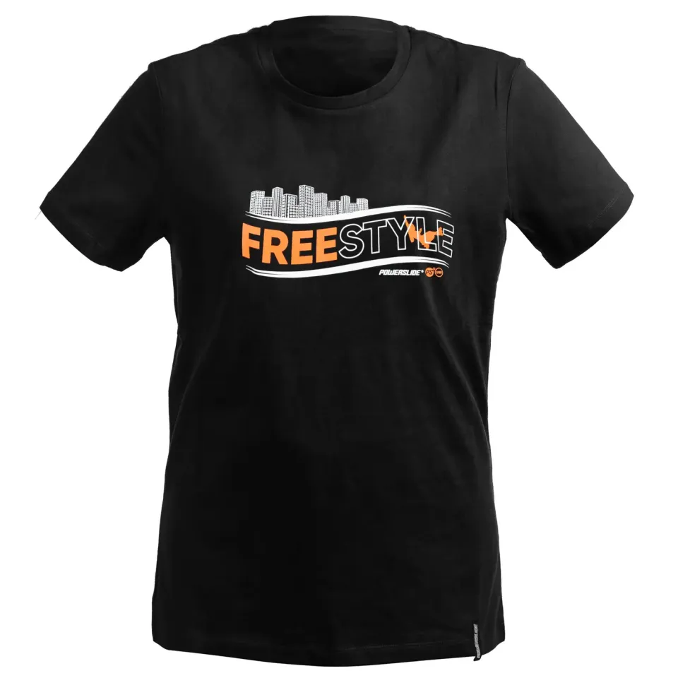Powerslide Freestyle T-shirt bomuld sort