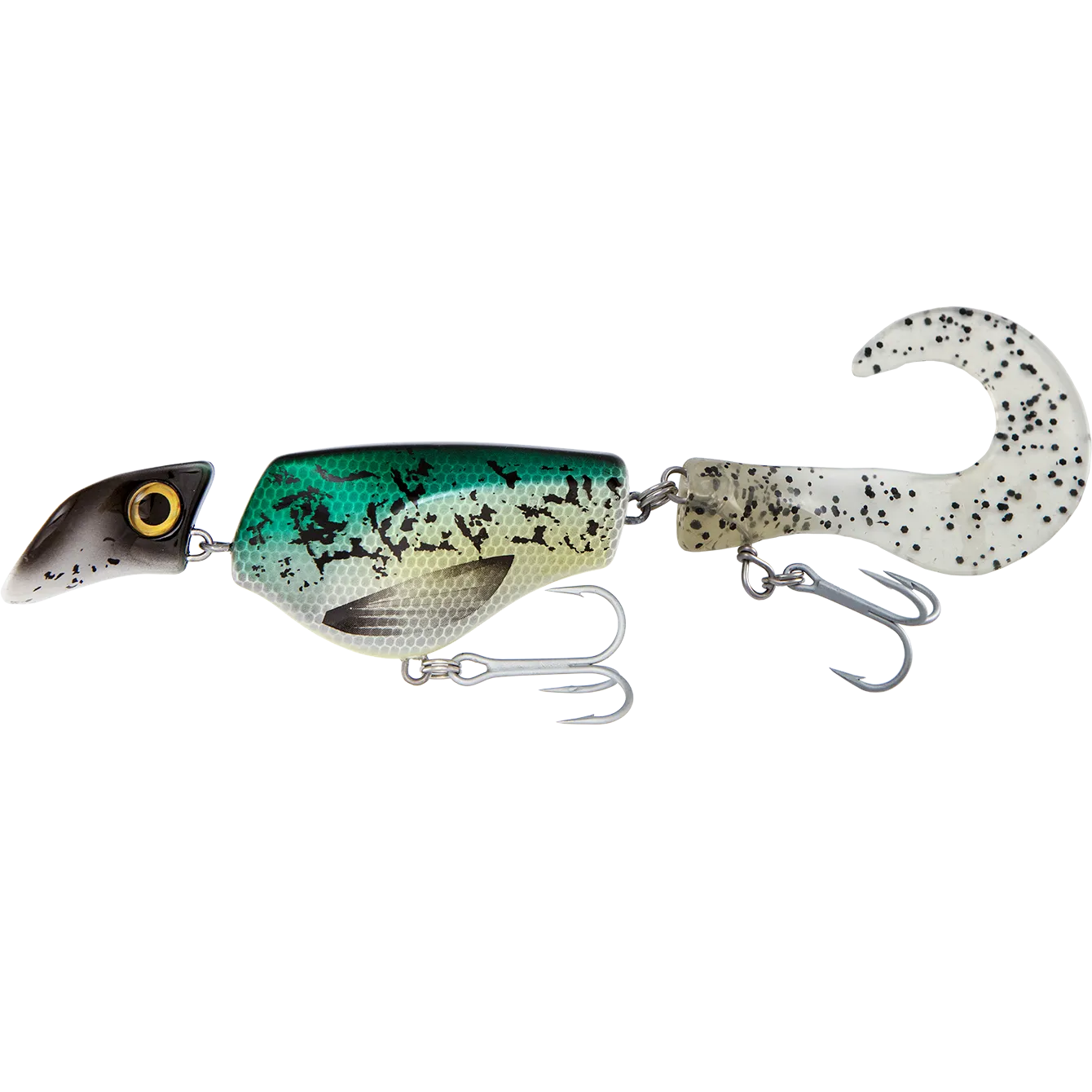 Headbanger Tail 9" wobler Floating Bone curly tail