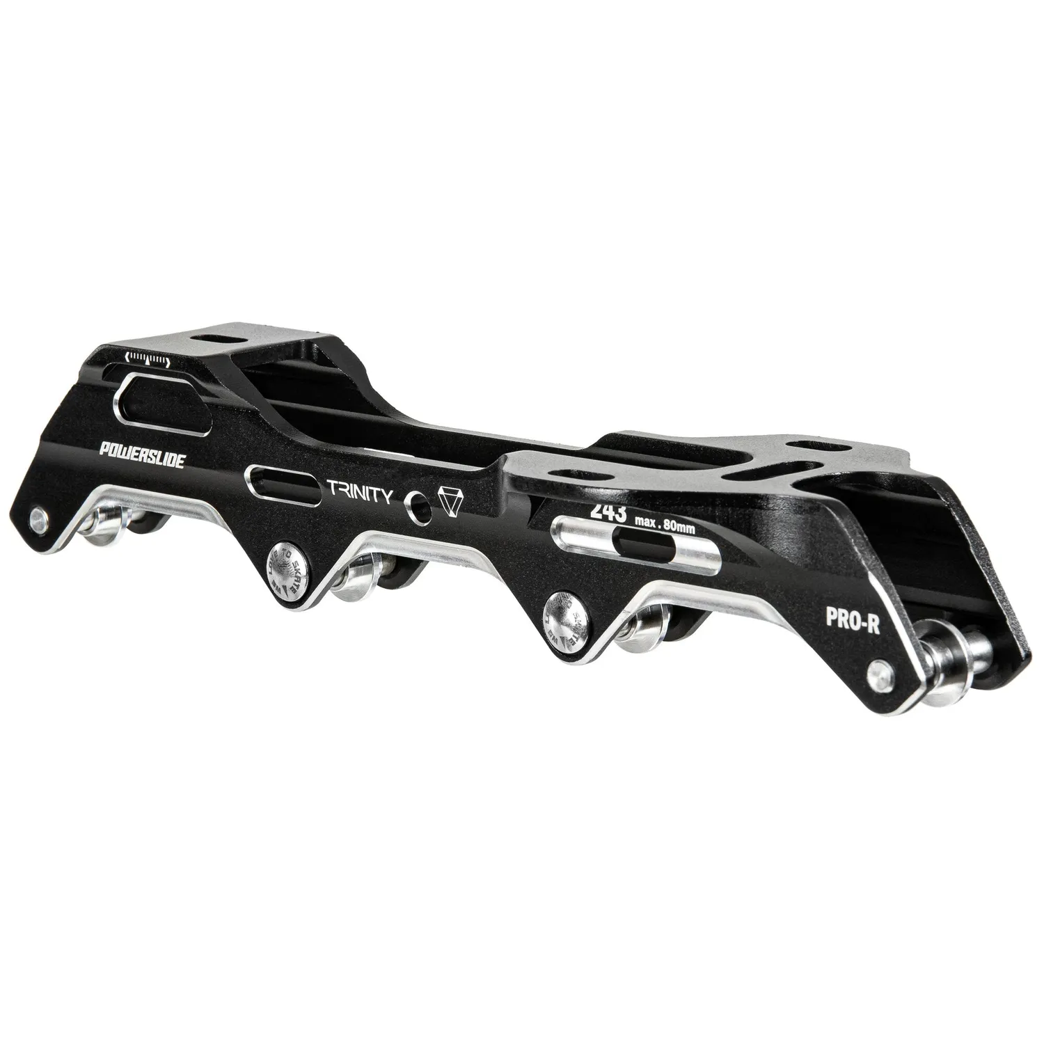 Powerslide Katana Rocker 243 TRI inlineskinne 4x80 sort