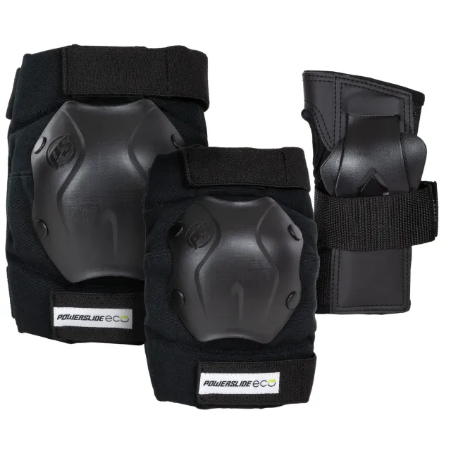 Powerslide Standard Eco beskyttelsessæt sort S-XL