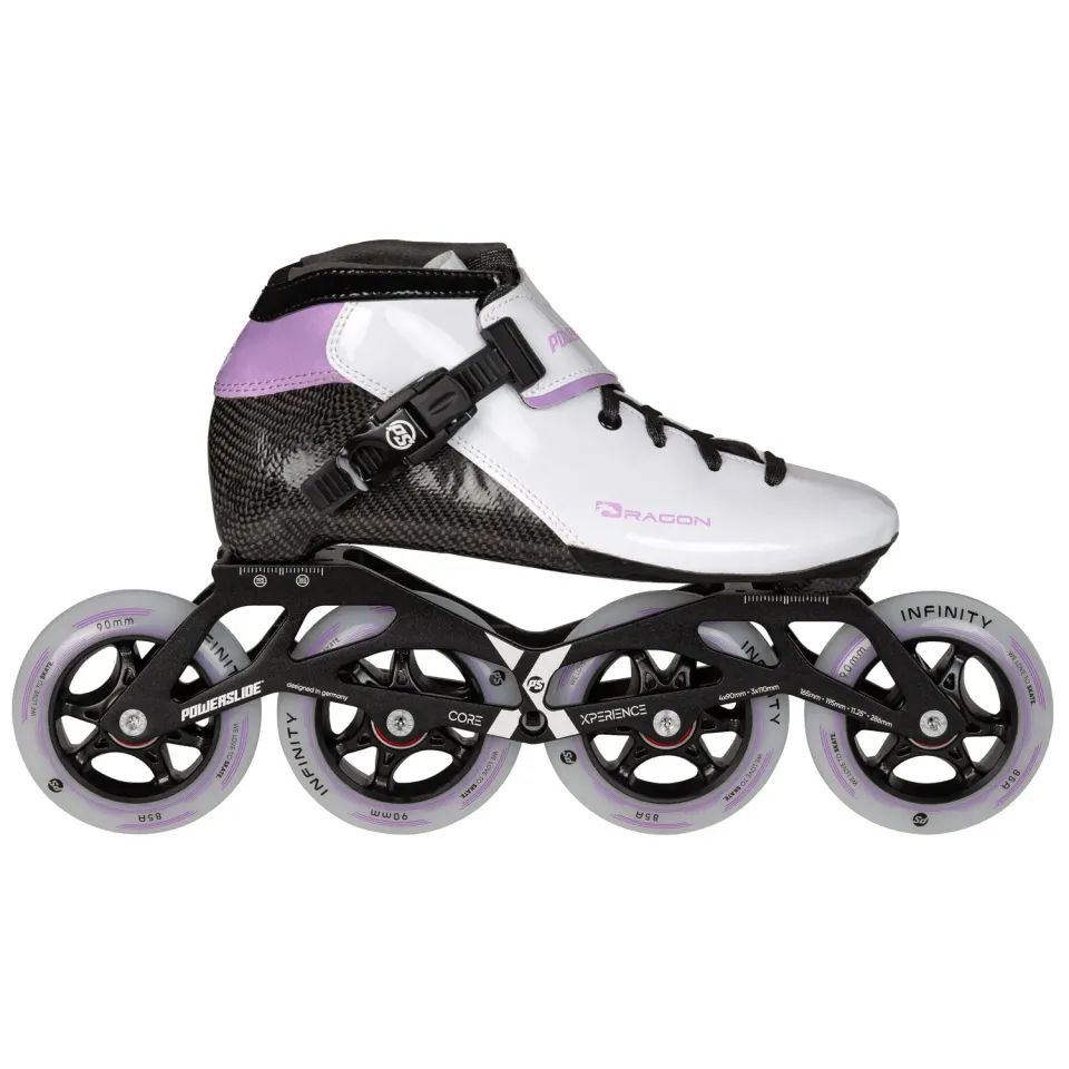 Powerslide Dragon 90 speedskøjter hvid børn