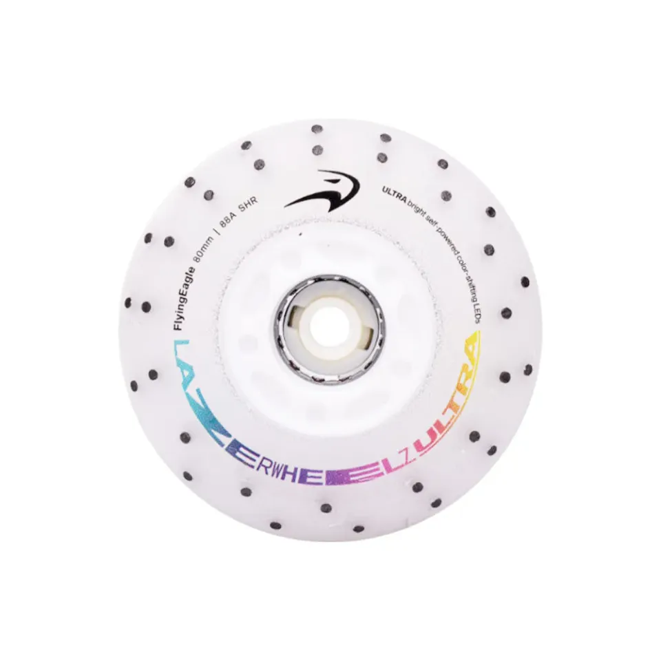 Flying Eagle Lazerwheelz Ultra+Spark inline hjul 80mm 4-pak LED