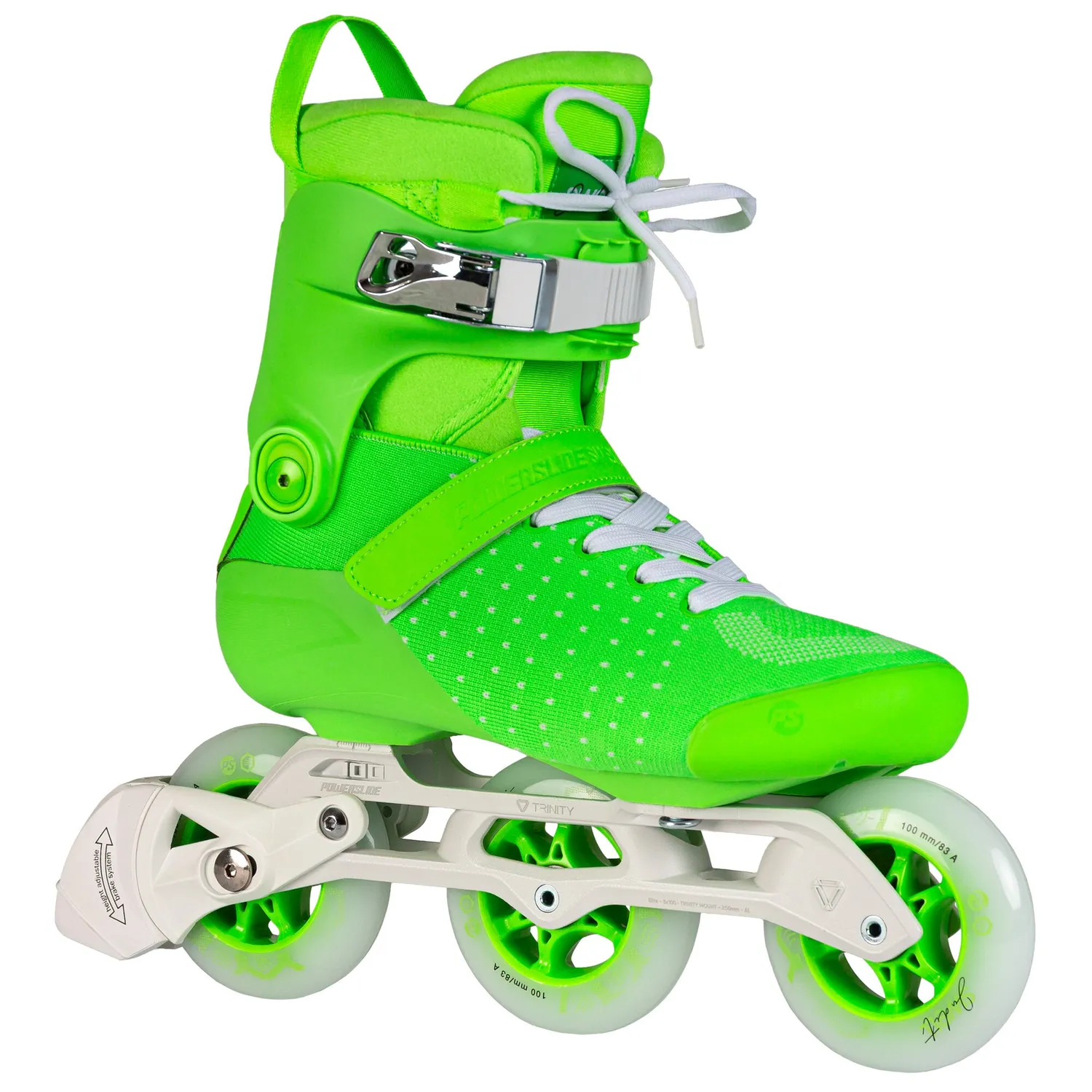 Powerslide Swell Judit Pro 100 inlineskøjter neongrøn