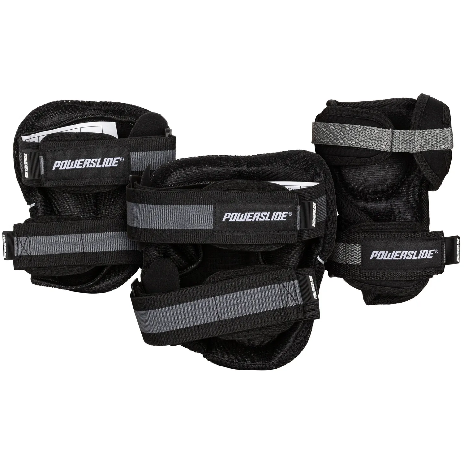 Powerslide Pro Black beskyttelsessæt sort S-XL
