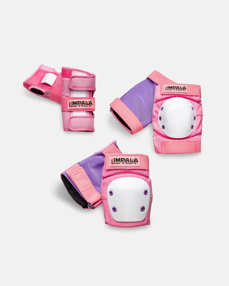 Impala Adult Protective Pack beskyttelsessæt pink S-L