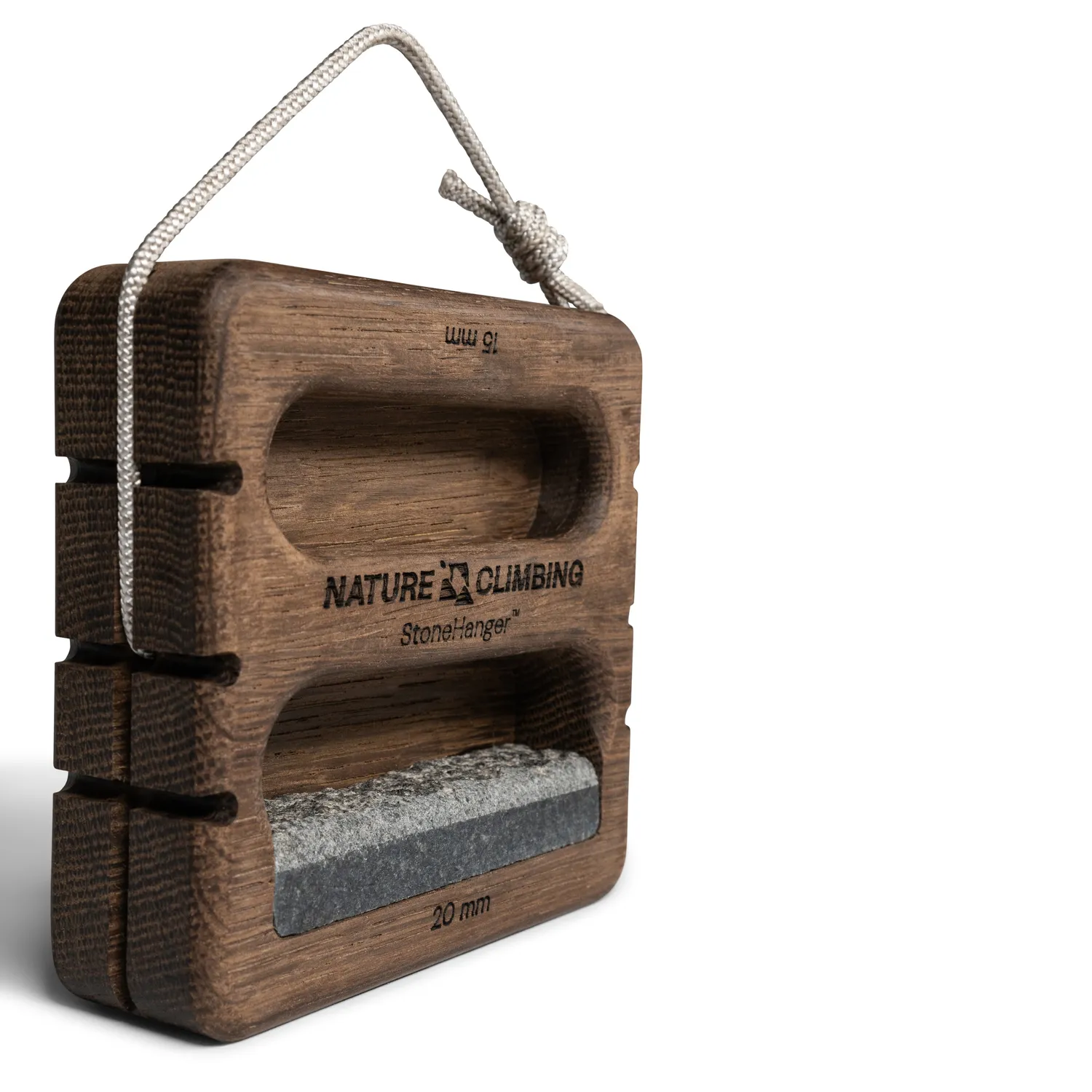 Nature Climbing Stone Hanger hangboard smoked granit 6-20mm