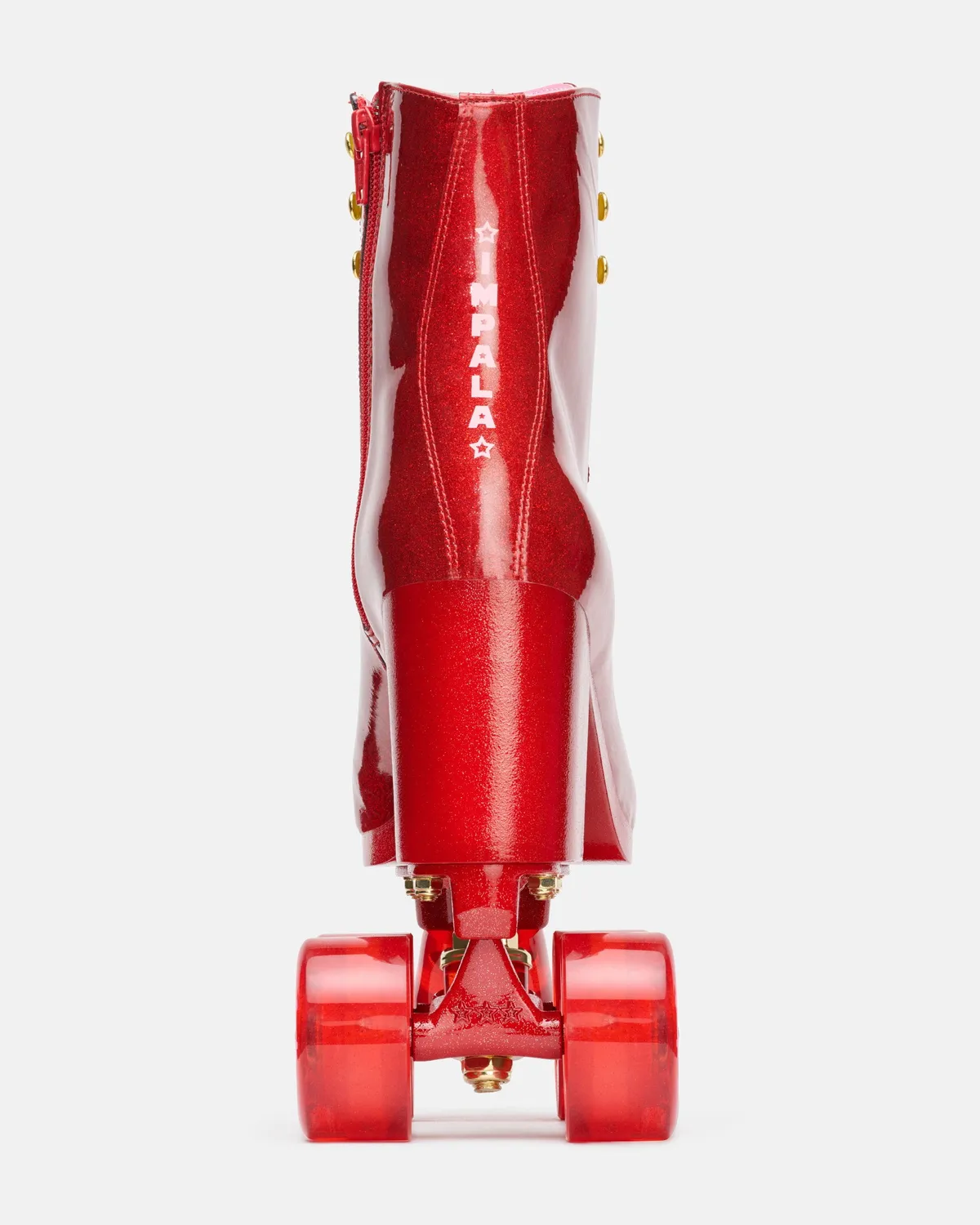 Impala Marawa High Heel rulleskøjter Red Glitter LED