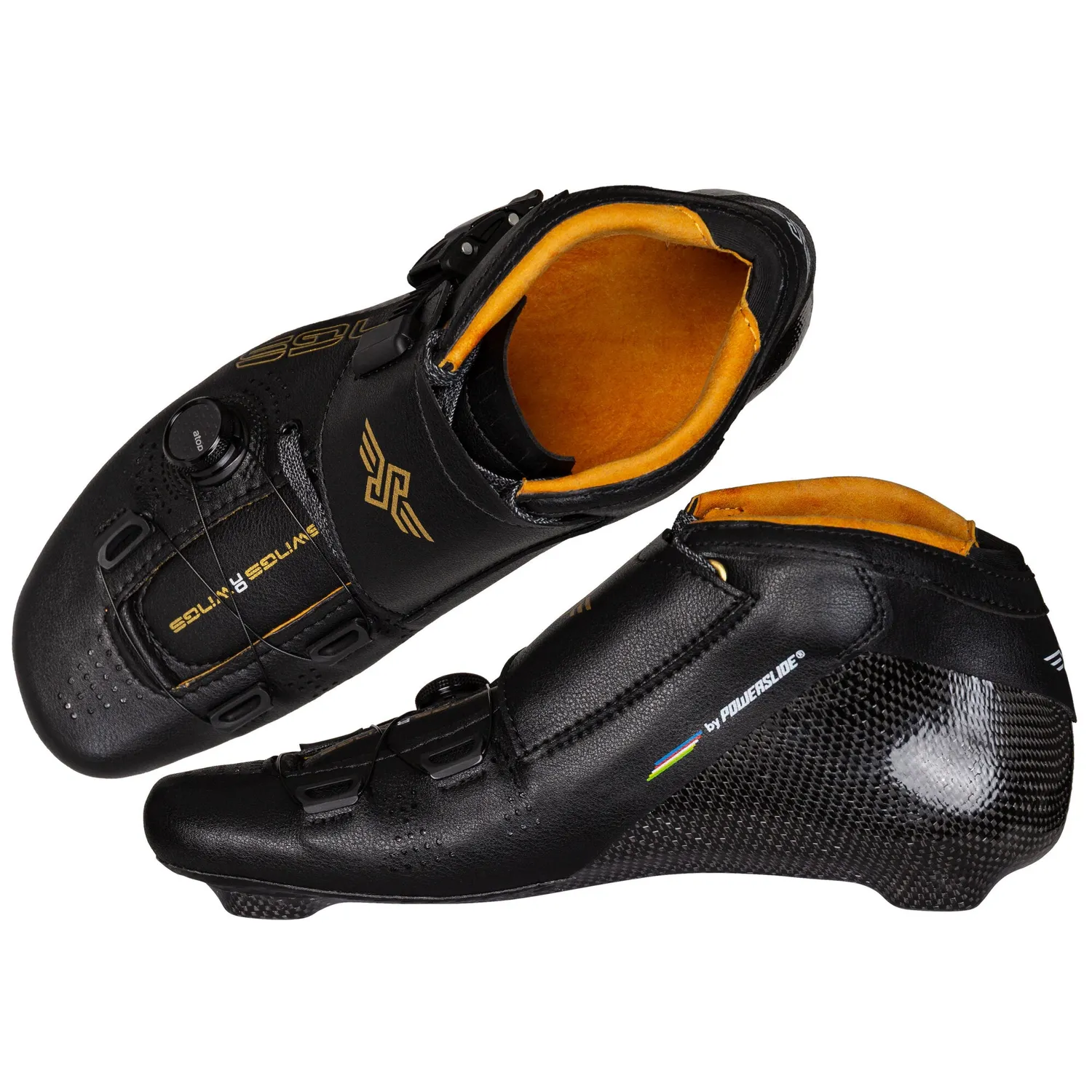 Powerslide Swings MK I racestøvle sort carbon