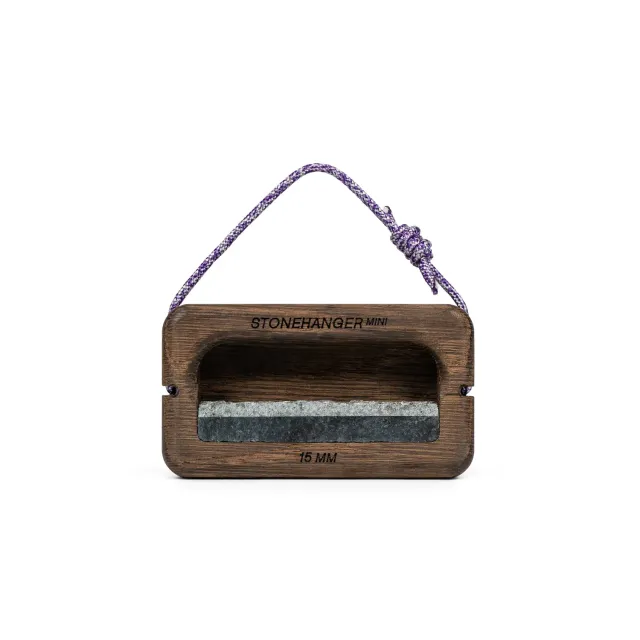 Nature Climbing Stone Hanger Mini hangboard røget eg uden gravering