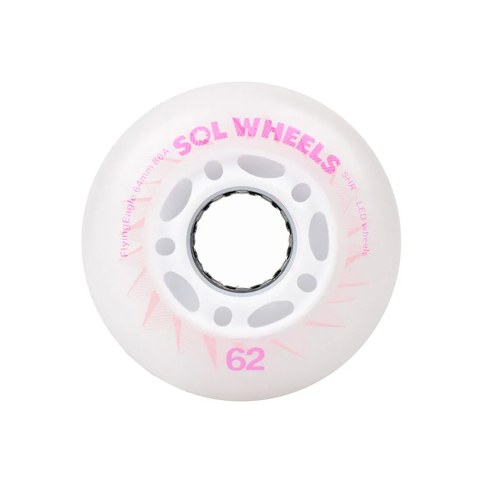 Flying Eagle Sol LED hjul multicolor 80mm 4-pak 88A