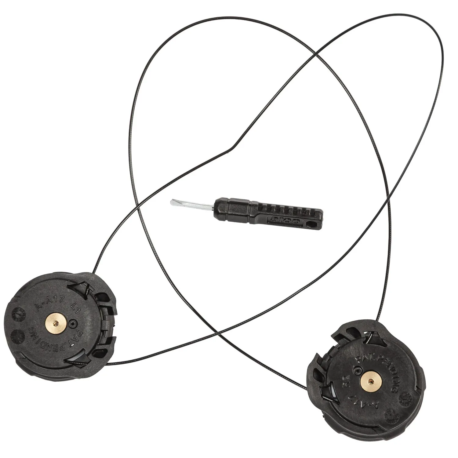 Powerslide Atop Accel spændesystem sort med 45 cm wire