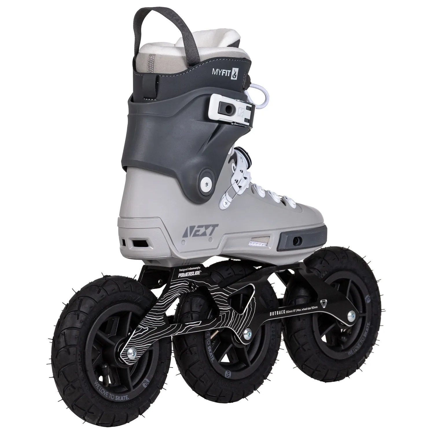 Powerslide Next Outback 150 SUV-rulleskøjter 150mm offroad