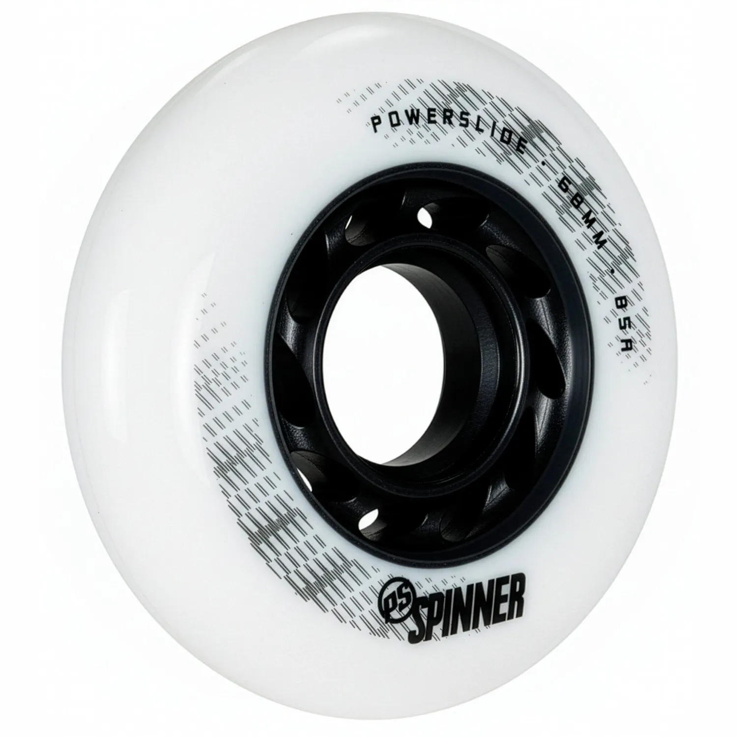 Powerslide Spinner 68mm 88A hjul hvid 4-pak
