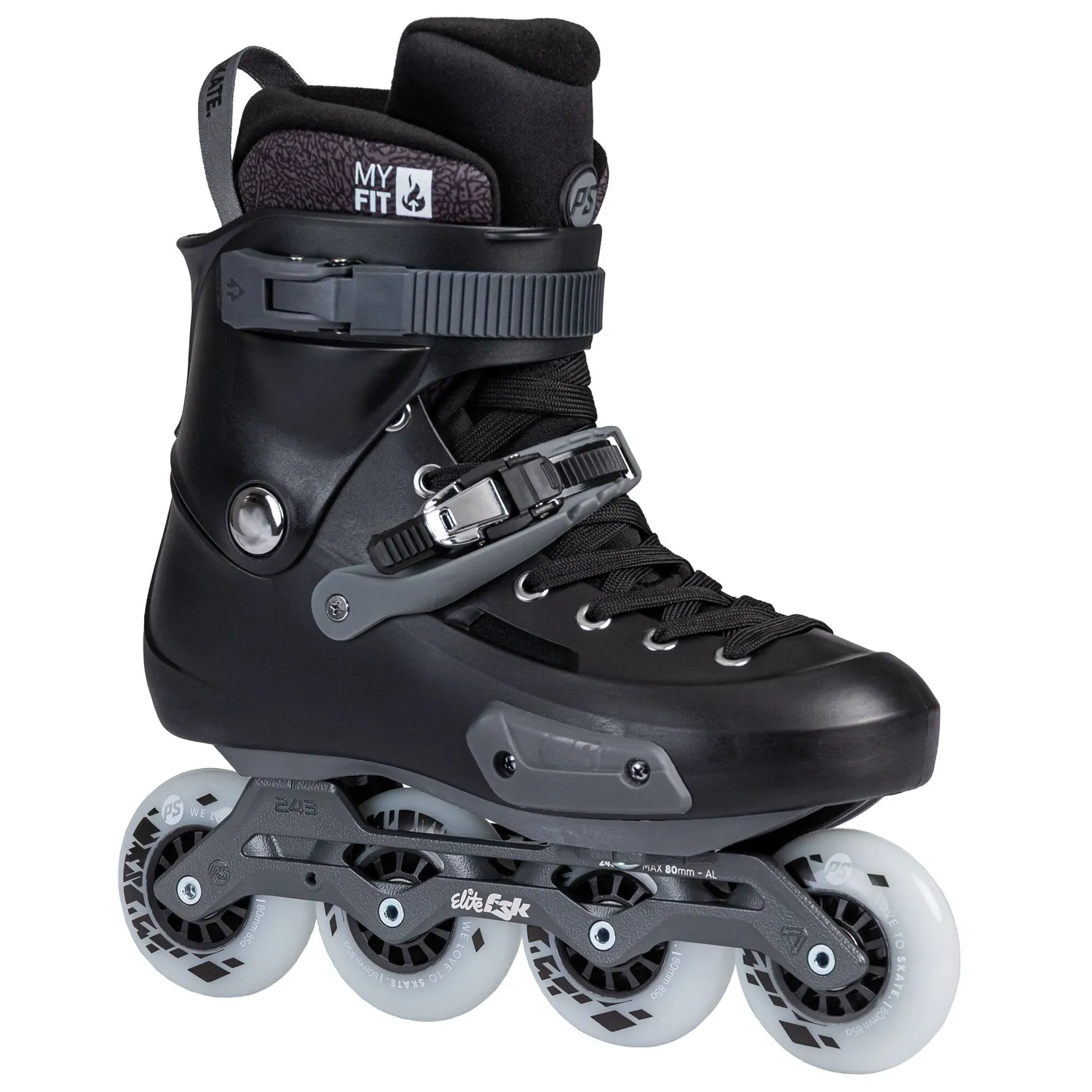 Powerslide Zoom Pro 80 inliners sort 4x80