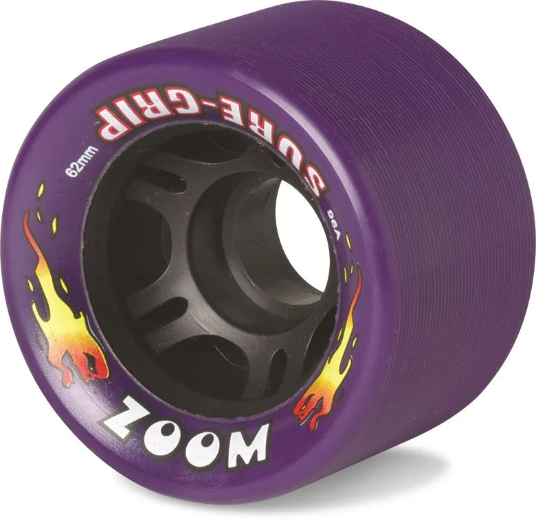 Sure-Grip Zoom 62mm speed hjul rød 8-pak urethane