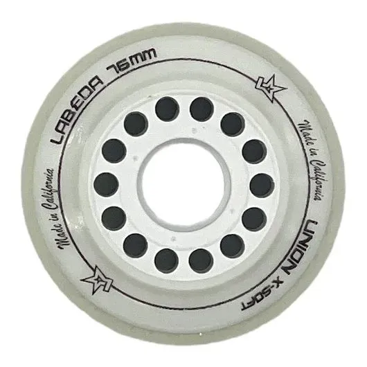 Labeda Union X-Soft hjul hvid 80mm sportsgulv