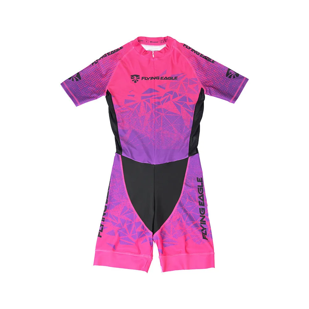 Flying Eagle Speed Skin Suit speeddragt Black Grey aerodynamisk