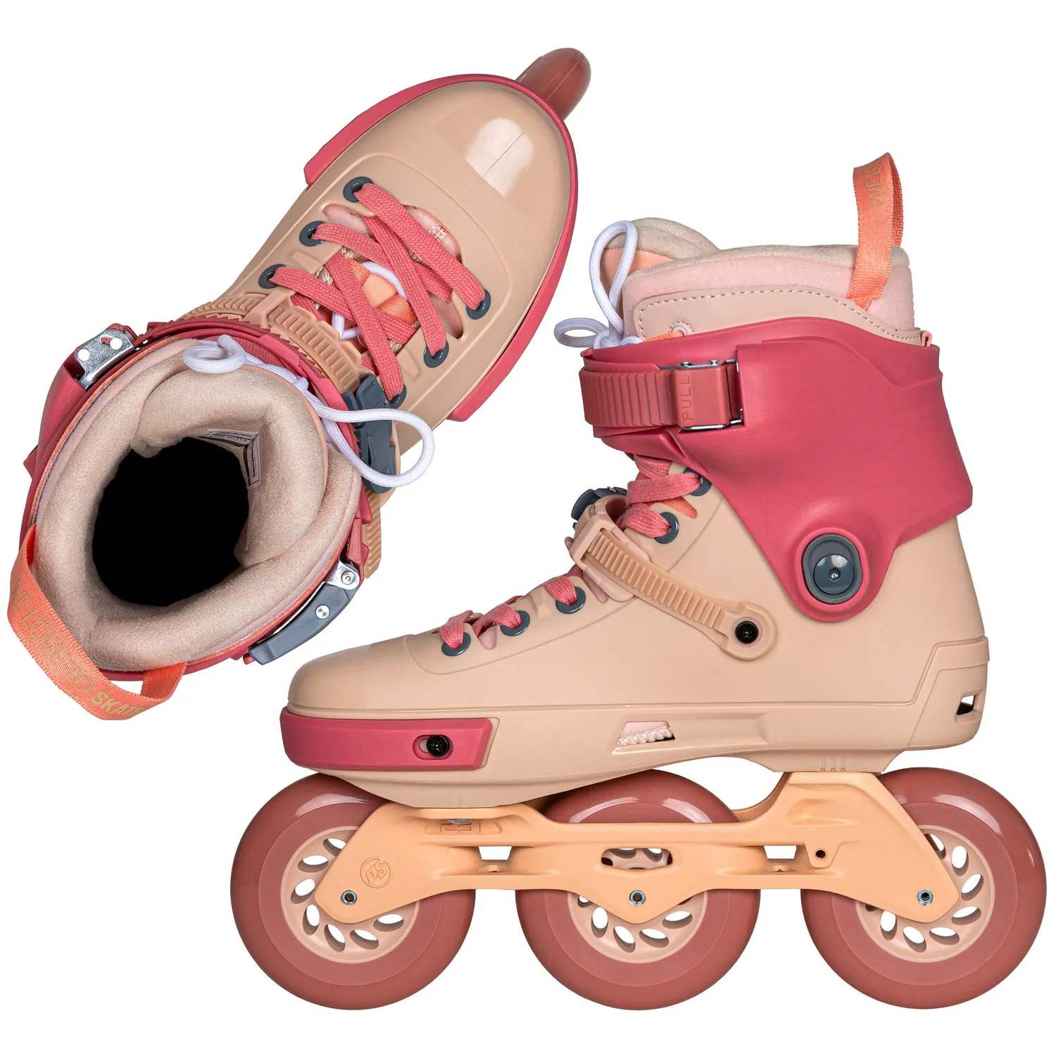 Powerslide Next 100 Burgundy freeskate rød