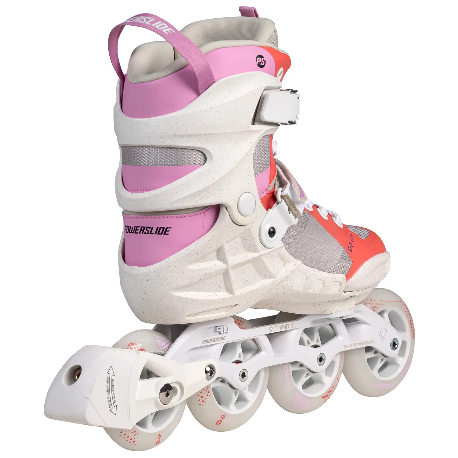 Powerslide Phuzion Argon Peach 90 rulleskøjter fitness