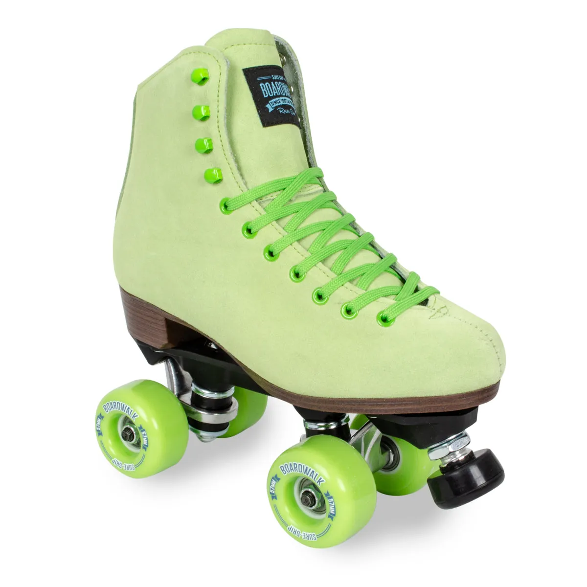 Sure-Grip Boardwalk rulleskøjter pink 36 ruskind