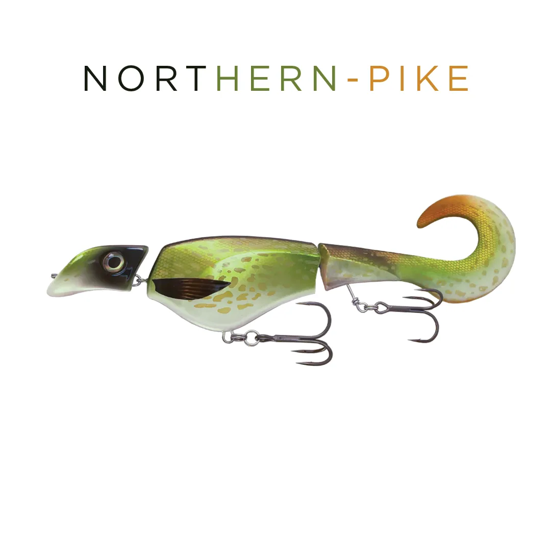 Headbanger Colossus Curly geddeagn 12" Northern Pike