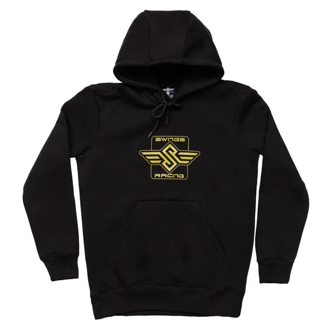 Swings Racing hoodie sort varm moderne pasform