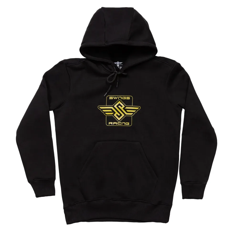 Swings Racing hoodie sort varm moderne pasform