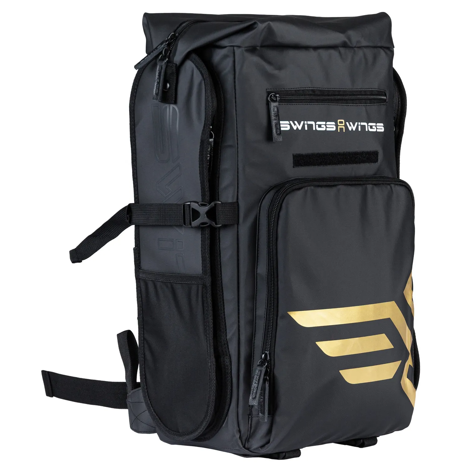 Powerslide Aurum skatetaske sort nylon sideskøjtelommer