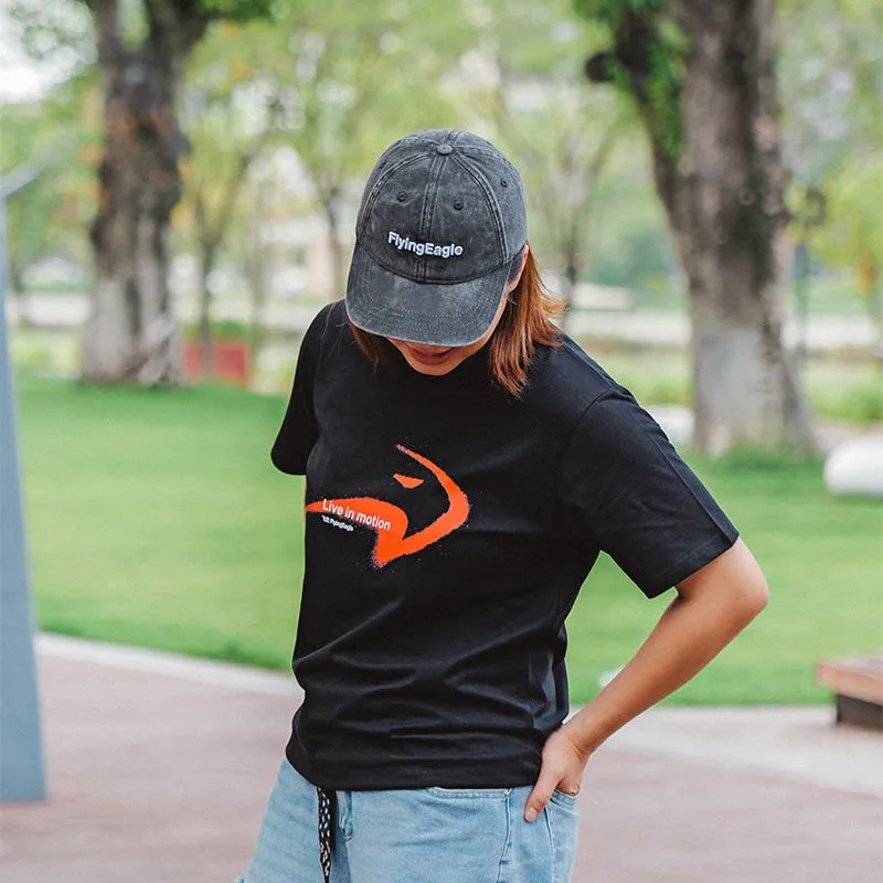Flying Eagle Classic Caps kasket Black Denim bomuld