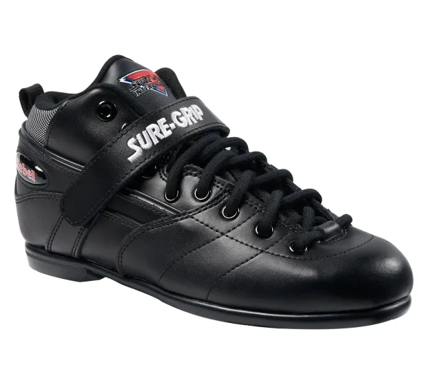 Sure-Grip Rebel Black Boot rulleskøjtestøvle sort læder