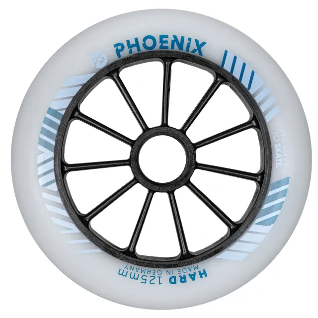 Powerslide Phoenix 125mm DD Hard speed hjul 6-pak hård