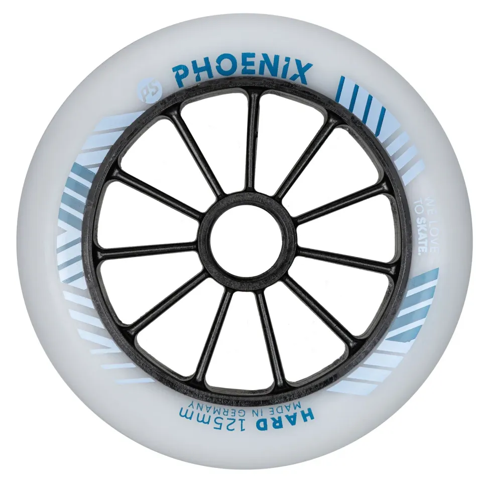 Powerslide Phoenix 125mm DD Hard speed hjul 6-pak hård