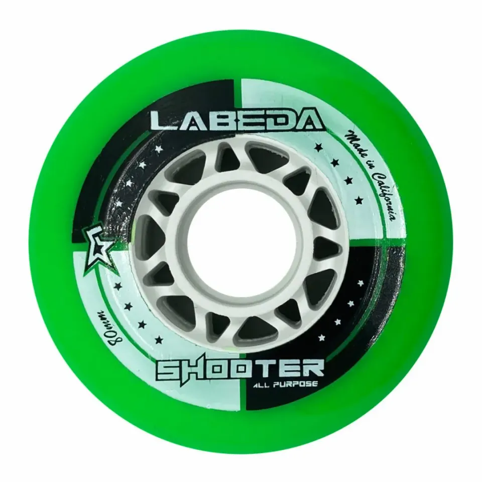 Labeda Shooter All Purpose inlinehjul 80mm grøn allround