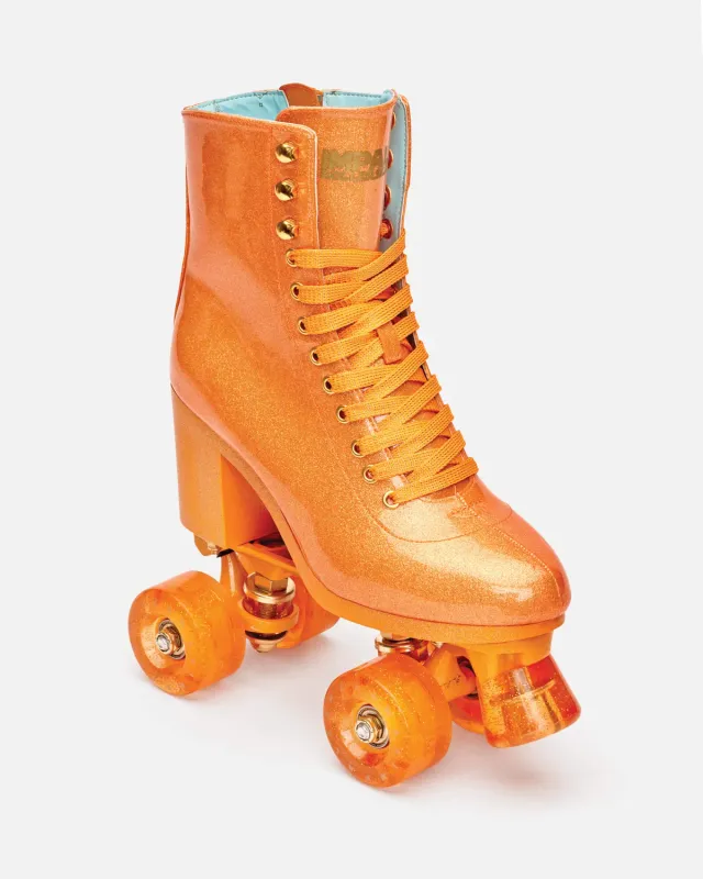 Impala Marawa Sparkle Orange rulleskøjter hæl 8cm