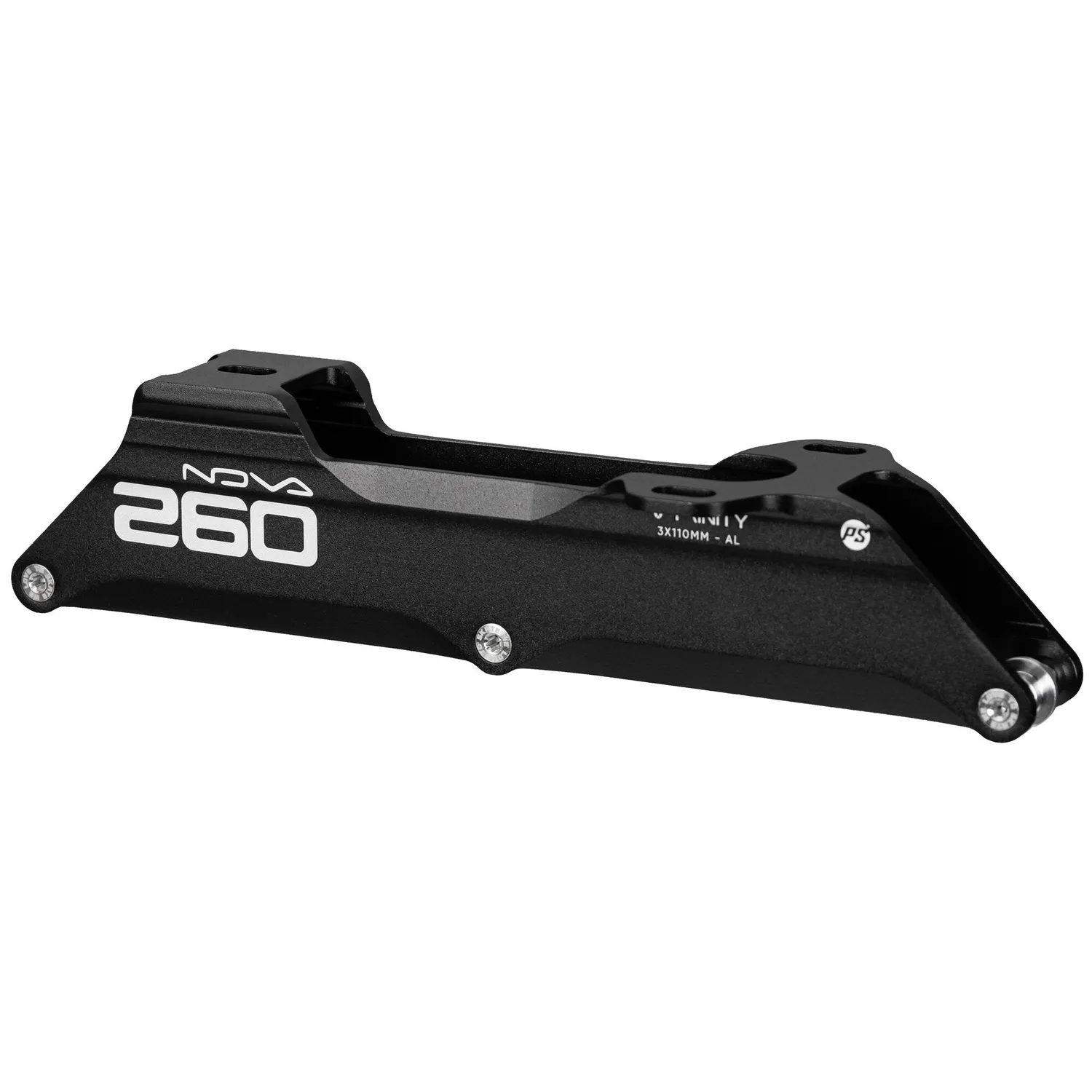Powerslide Nova 260 3x110 stel TRI sort aluminium