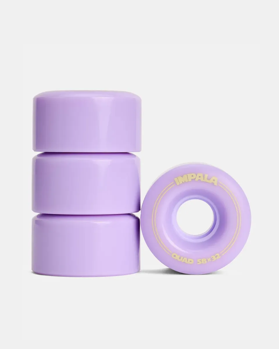 Impala quad hjul Pastel Lilac 58mm 4-pak