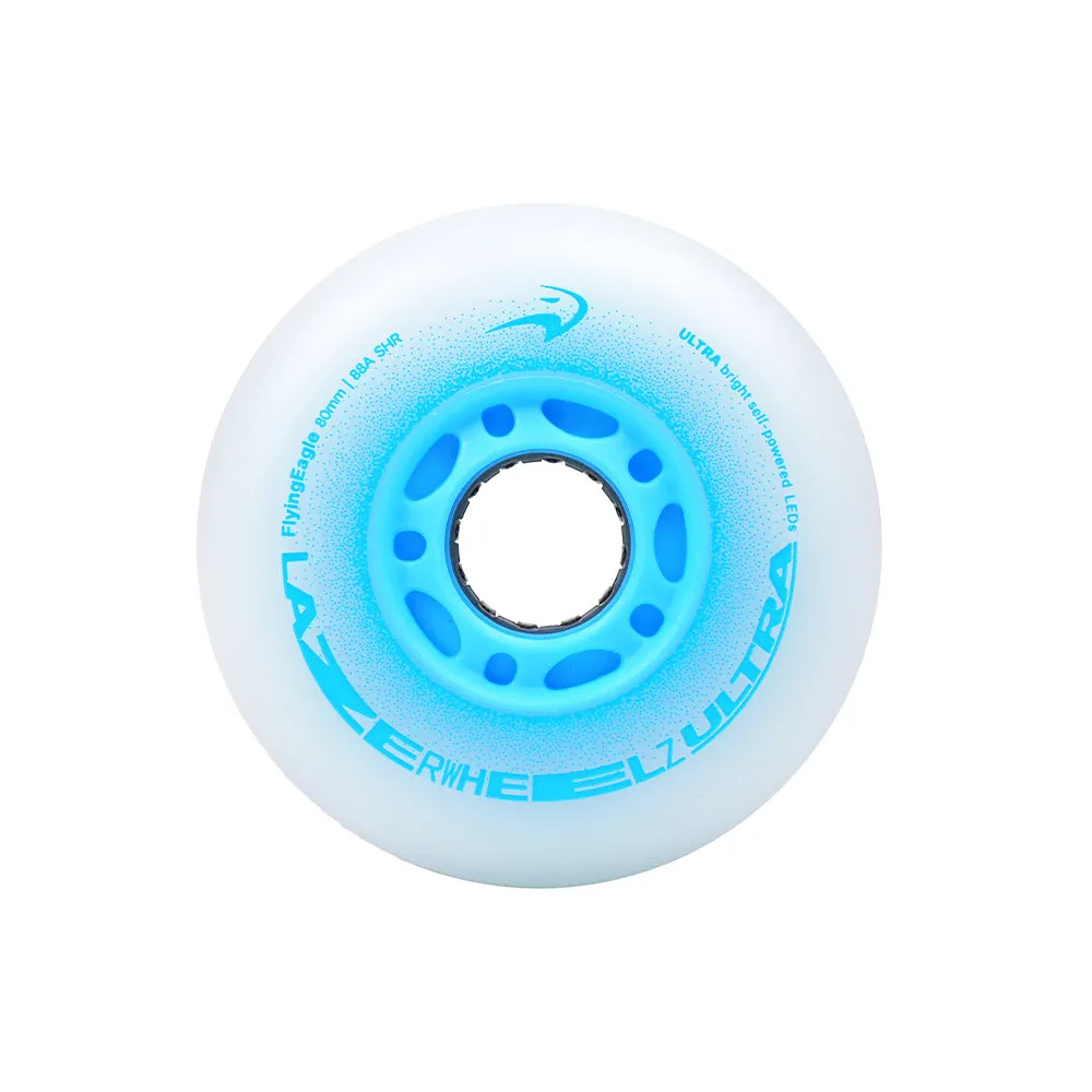Flying Eagle Lazerwheelz Ultra hjul 80mm 4-pak hvid