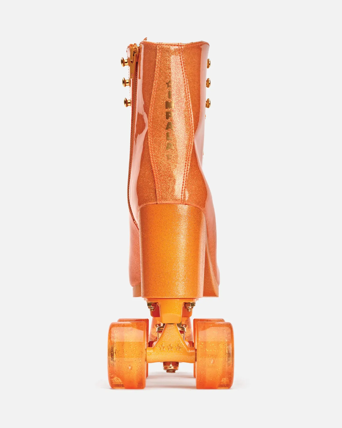 Impala Marawa Sparkle Orange rulleskøjter hæl 8cm