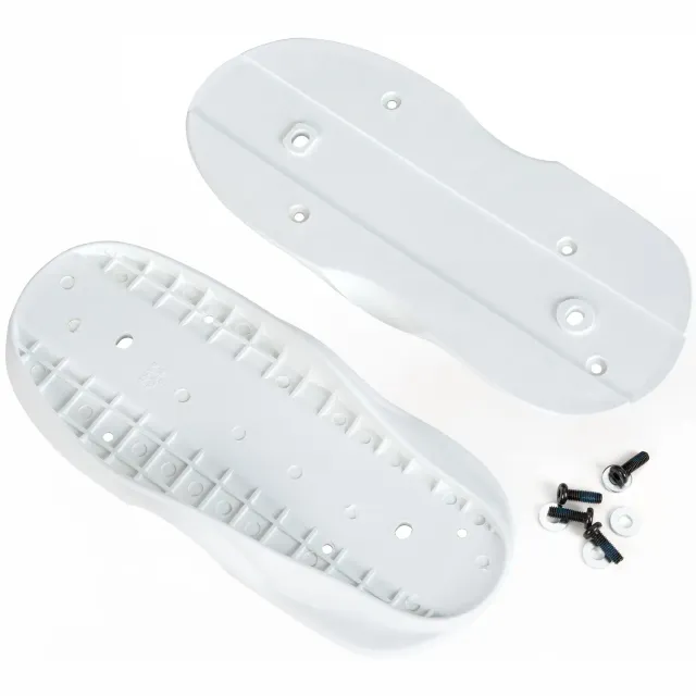 IQON Flat Soulplates slidplader hvide Zytel