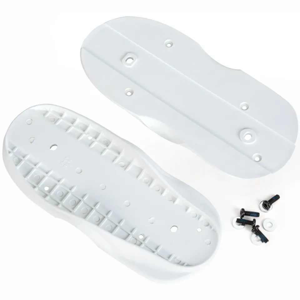 IQON Flat Soulplates slidplader hvide Zytel